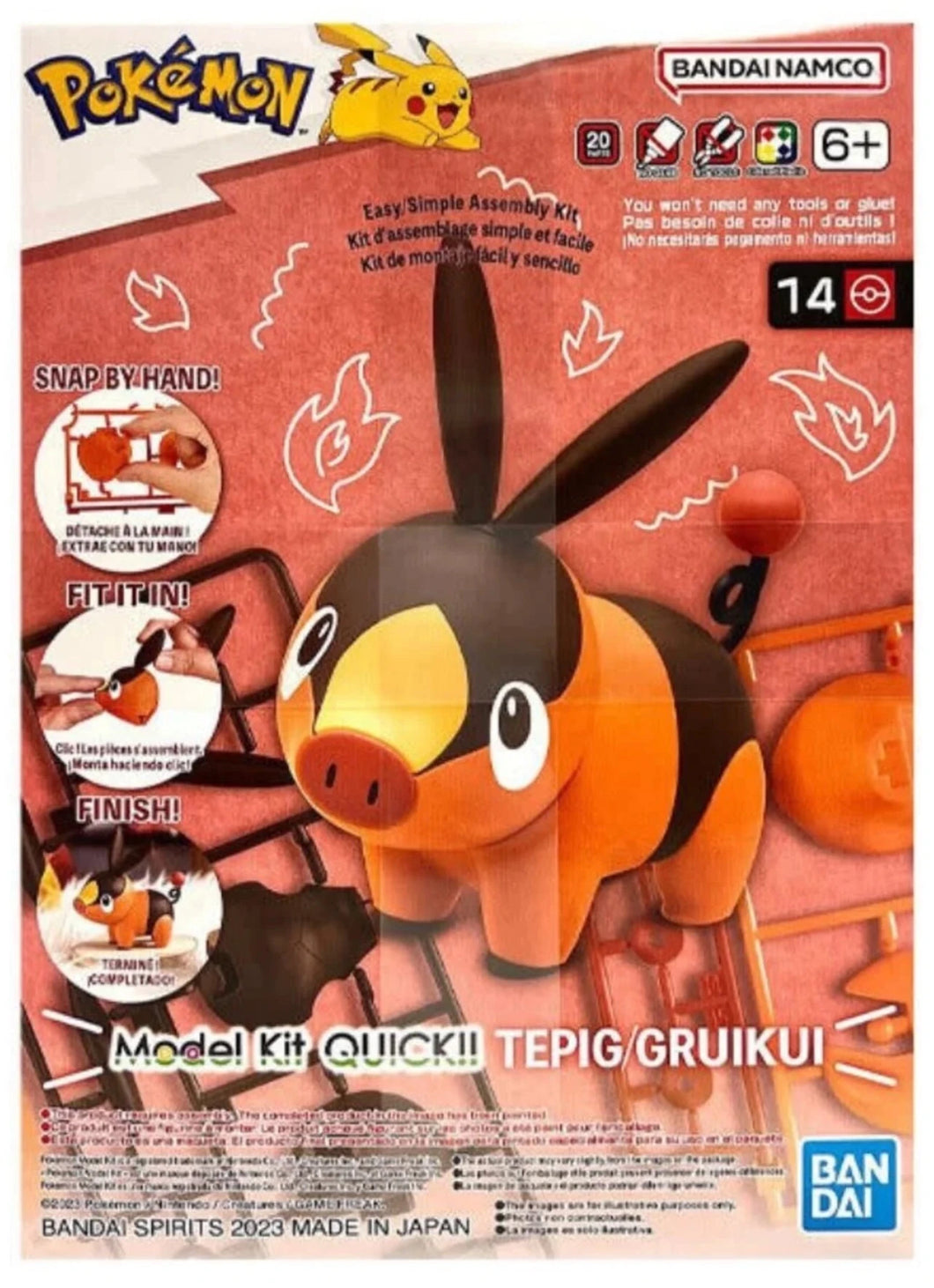 POKÉMON MODEL KIT TEPIG