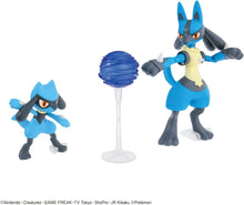 Cargar imagen en el visor de la galería, POKÉMON MODEL KIT RIOLU &amp; LUCARIO
