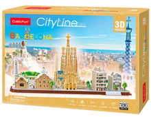 Cargar imagen en el visor de la galería, 3D PUZZLE CITY LINE BARCELONA
