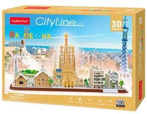 3D PUZZLE CITY LINE BARCELONA