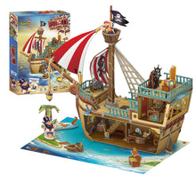 Cargar imagen en el visor de la galería, 3D PUZZLE PIRATE TREASURE SHIP

