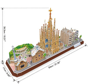 3D PUZZLE CITY LINE BARCELONA