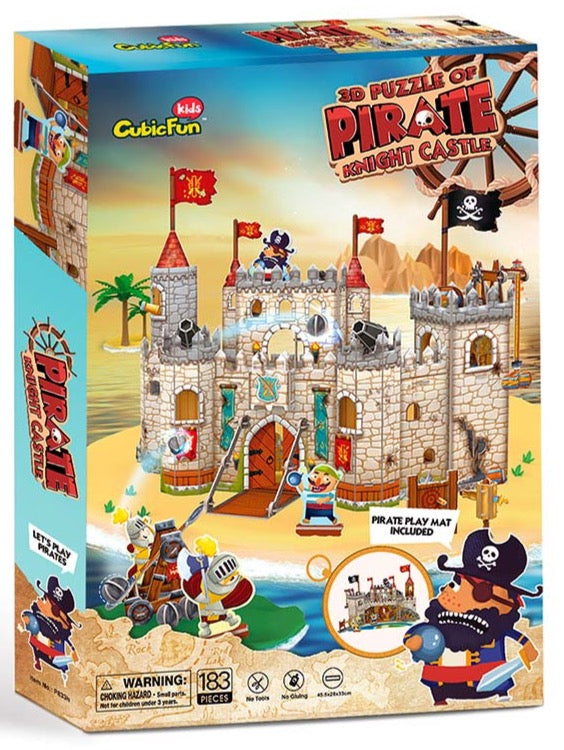 3D PUZZLE PIRATE KNIGHT CASTLE