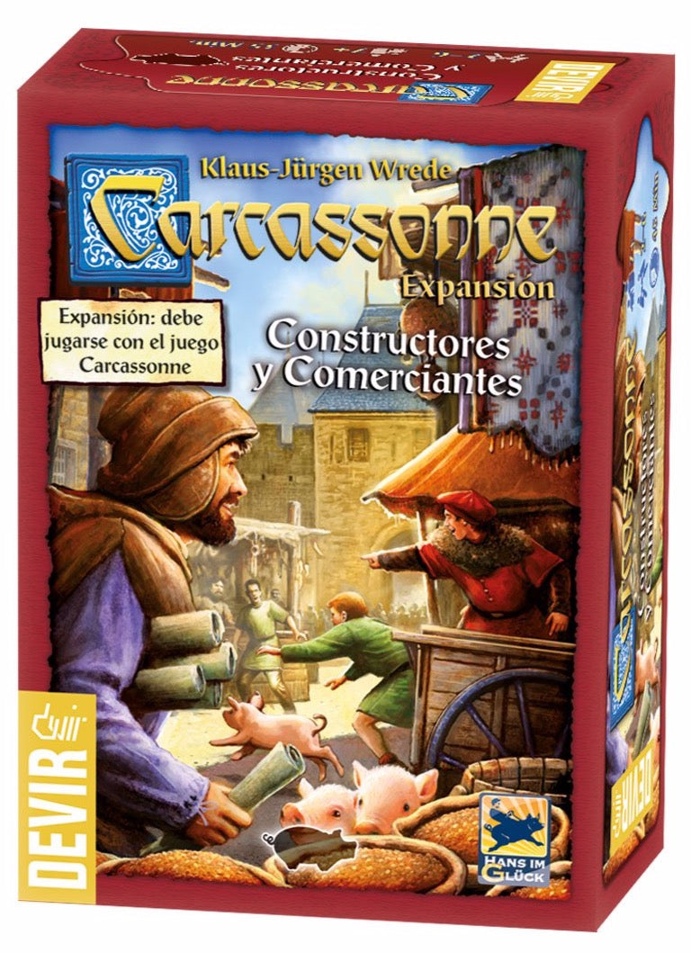 CARCASSONNE CONSTRUCTORES Y COMERCIANTES