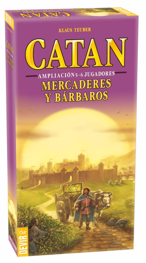 CATAN AMPLIACIÓN 5-6 JUGADORES MERCADERES Y BÁRBAROS