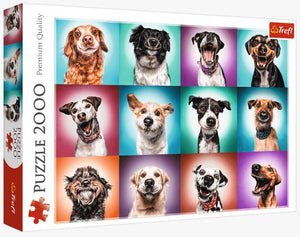 PREMIUM QUALITY FUNNY DOG PORTRAITS II 2000 PIEZAS
