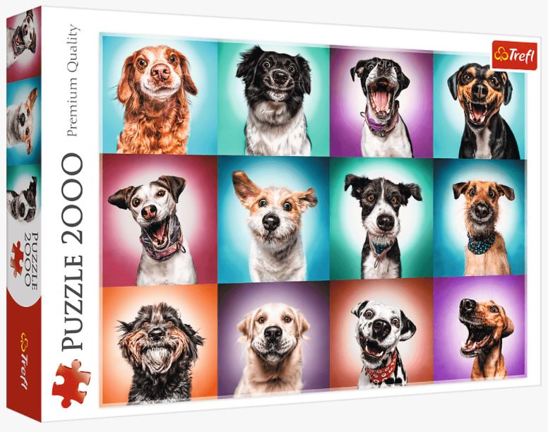 PREMIUM QUALITY FUNNY DOG PORTRAITS II 2000 PIEZAS