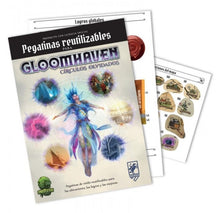 Cargar imagen en el visor de la galería, GLOOMHAVEN: CÍRCULOS OLVIDADOS PEGATINAS REUTILIZABLES
