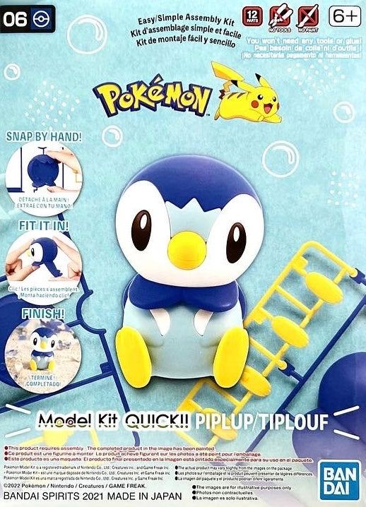 POKÉMON MODEL KIT QUICK!! 06 PIPLUP