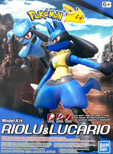 Cargar imagen en el visor de la galería, POKÉMON MODEL KIT RIOLU &amp; LUCARIO
