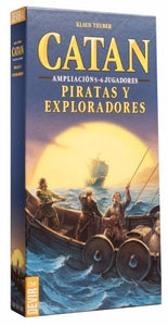 CATAN AMPLIACIÓN 5-6 JUGADORES PIRATAS Y EXPLORADORES