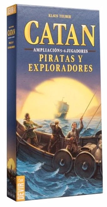 CATAN AMPLIACIÓN 5-6 JUGADORES PIRATAS Y EXPLORADORES