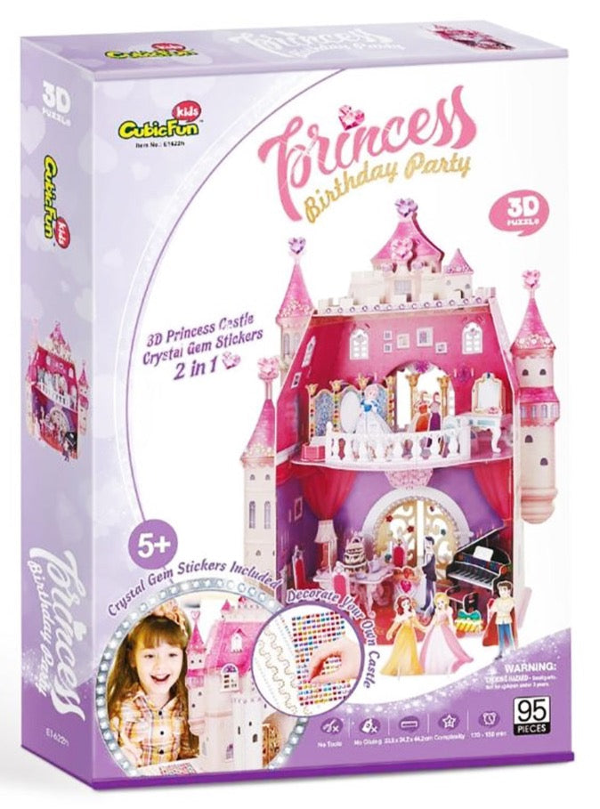 3D PUZZLE PRINCESS BIRTHDAY PARTY